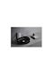 Sanindusa Countertop Sink Porcelain 48x37.5x12.5cm Black Matt