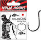 Ninja Beak Haken Bn 6301 #5/0 4 Stück