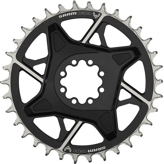 Sram X0 D1 T-type 34t Direct Mount 3mm Offset Eagle Black Chainring