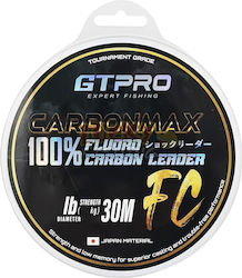 Gtpro Carbonmax 100% Fluorocarbon Vorfach 0,65mm 22,5kg 50lbs 30m
