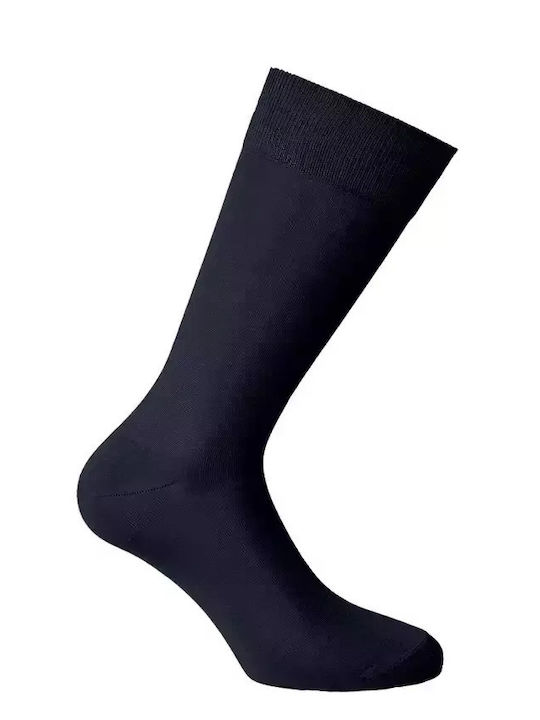 Walk Men's Solid Color Socks Blue