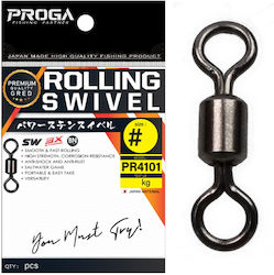 Proga Swivel Rolling Pr4101 #2/0 78kg 4 Pieces