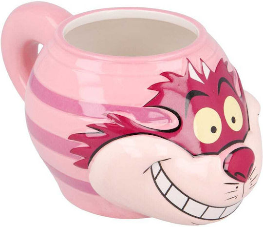 Stor Cheshire Cat Mug Ceramic Pink 500ml Stor Cheshire Cat Mug Ceramic Pink 500ml