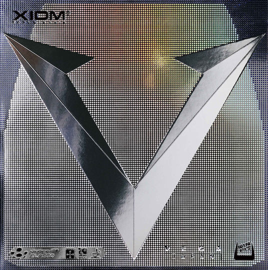 Xiom Vega Λάστιχο Ρακέτας Ping Pong σε Μαύρο χρώμα