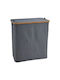 Ankor Fabric Laundry Basket 105lt with Cap 54x33x59cm Gray