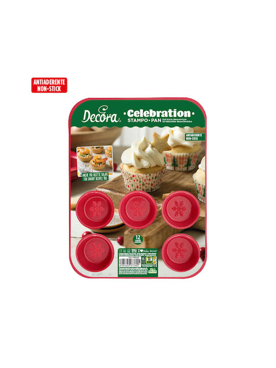 Decora Formă de Patiserie pentru Cupcakes/Muffins 39.5x27x2.4buc 1buc