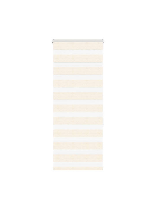 Vidaxl Zebra-Rollo Beige Marmor Stoff Breite 50...