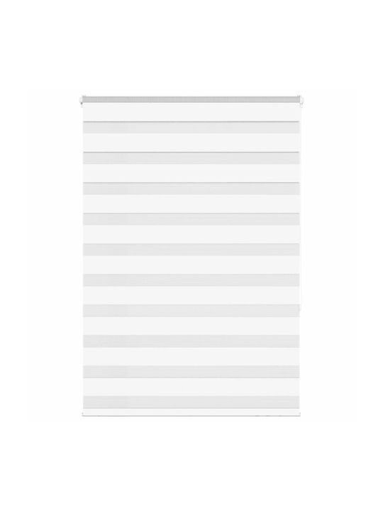 Vidaxl Zebra Blind Brown Fabric Width 95.9 cm P...