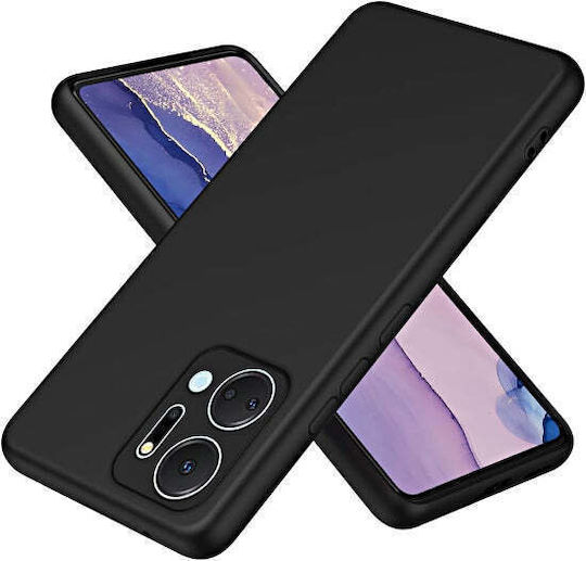 Back Cover Silicon / Plastic Negru (Honor X7a)