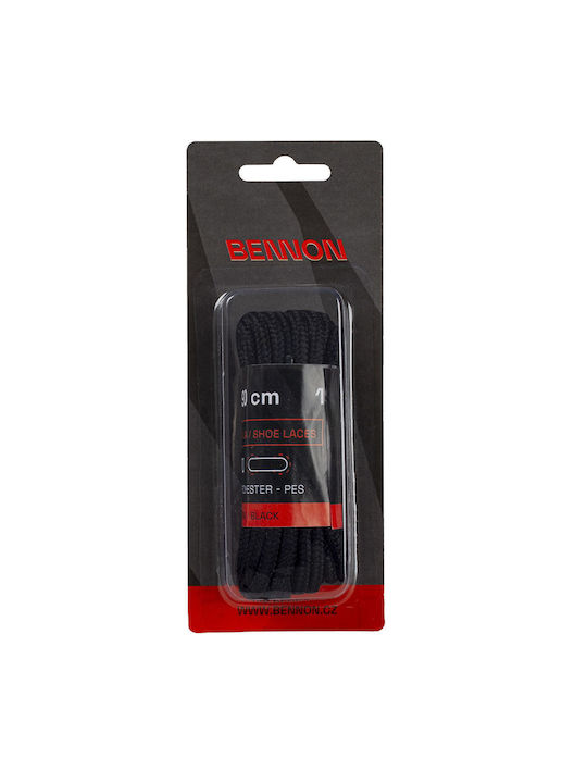 Bennon Black Shoelaces 190cm