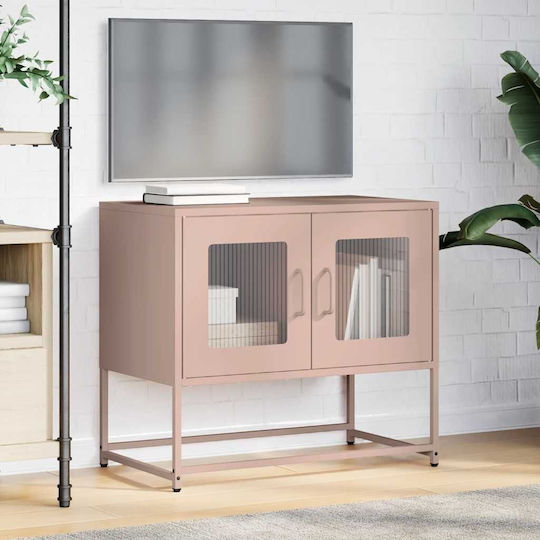 TV-Ständer Metall Rosa M68xT39xH60.5cm