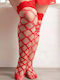 Women's High Socks Red