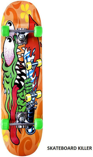 Athlopaidia 001.3999-Skateboard 8" Skateboard-uri Complete Placă Scurtă Multicolor Killer