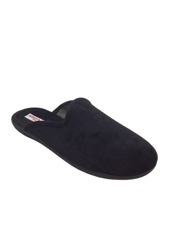 Adam's Shoes Winterliche Herrenhausschuhe Schwarz