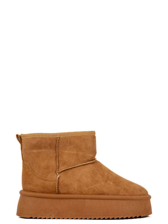 Tan Warm Fur Boots