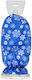Eiskratzer-Handschuh Alpin S2-gl Weiß Blau