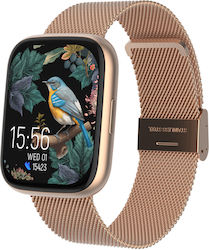 Forever ForeVigo 4 Smartwatch με Παλμογράφο (Ρο...