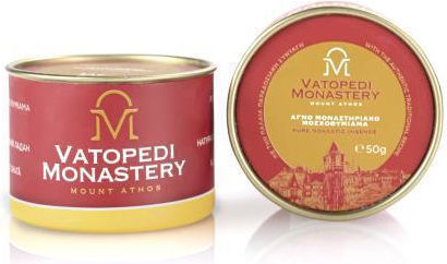 Pure Incense of Mount Athos Old Traditional Recipe 50g Authentic Product of Vatopedi Monastery Holy Great Monastery Vatopedi 010202000004my Myrrh