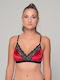 Ρουμπινί Γυναικείο Bralette Σουτιέν 010187-Ρουμπινί