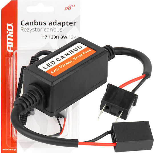 AMiO CAN bus Анулиране на грешки на автомобила за лампа H7 3W 12V 120ohm 1бр