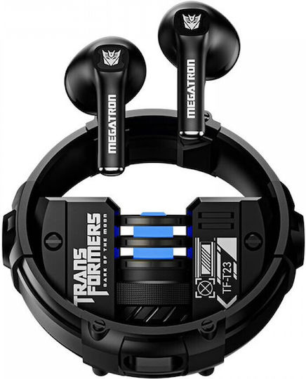 The Transformers TF-T23 In-Ear Bluetooth-Freisprecheinrichtung Kopfhörer mit Ladeetui Schwarz