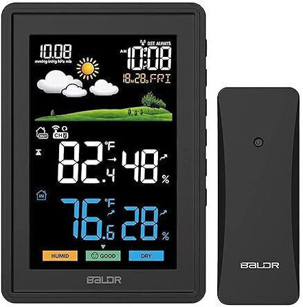 Baldr Drahtlos Wetterstation Digital Tischplatte