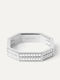 P D Paola Damen Ring mit Zirkonia aus Silber