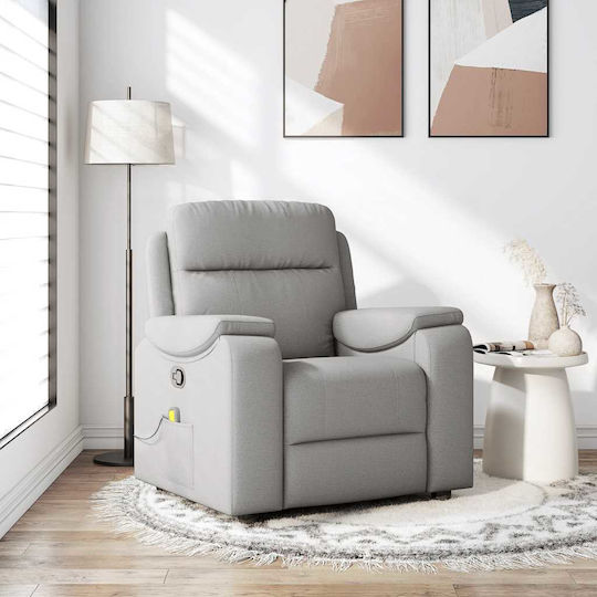 Πολυθρόνα Relax Massage Cloud Grey 96x99x102cm
