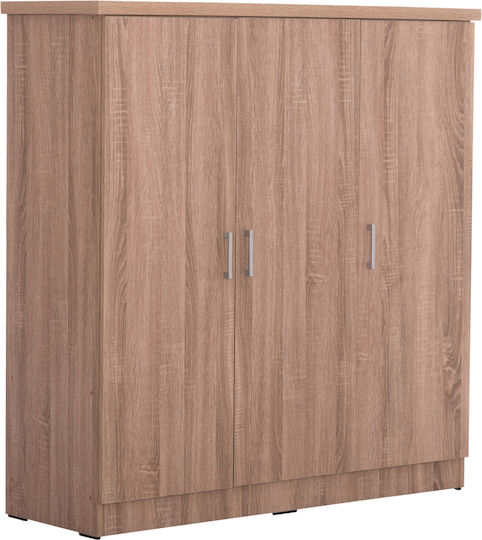 Ραφια Τρίφυλλη Ντουλάπα 116x40x123cm Sonama Oak