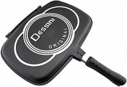 Tigaie dublă grill Deesini 36cm