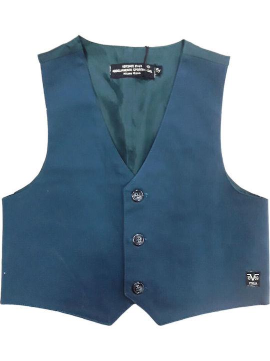 Versace Kinderveste Petrol