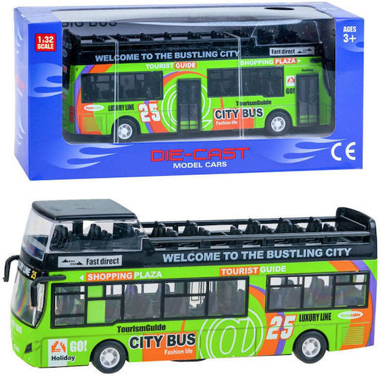Jokomisiada Jokomisiada Spielzeugauto Bus Grünes Zurückziehen
