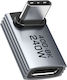Cabletime Converter USB-C male to USB-C female Gray 10pcs CT-OTG42-AG