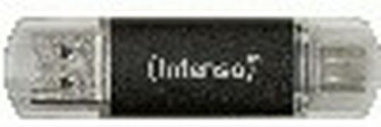 Intenso Twist Line 32GB USB 2.0 Stick with connection USB-A & USB-C Gray