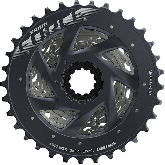 Κασετα Sram Xg-1270 10-33t Silver 12 Ταχυτητες D1