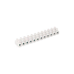 Nylon Terminal Blocks White 10mm 63113 Edm