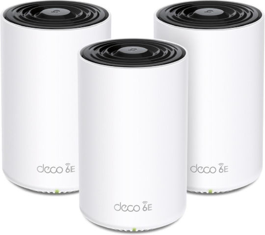 TP-LINK XE75 Pro v3 WiFi Mesh Network Access Point Wi‑Fi 6E Dual Band (2.4 & 5GHz) in Triple KIt