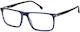 Carrera Plastic Eyeglass Frame Blue 347 38I