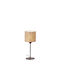 Eurolamp Table Lamp for Socket E27 with Beige Shade and Base