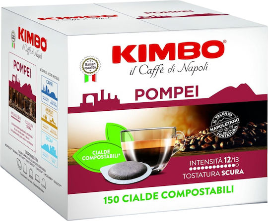 Kimbo Κάψουλες Espresso Pompei Συμβατές με Μηχανή E.S.E. Pod 150caps