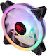Havit F2089 Case Fan 120mm 1200rpm 28.8cfm with RGB Lighting and 4-Pin Molex Connection