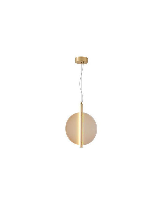Eurolamp Lustră Galben Miere 30x30x290cm.