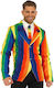 Leg Avenue Blazer + Tie Rainbow