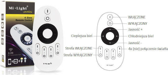 Miboxer Dimmer και Controller για Ρυθμιζόμενο Λευκό RF με Τηλεχειριστήριο 2.4G/Wi-Fi