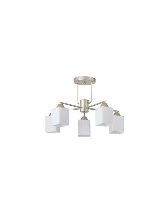 Eurolamp Madisson Πλαφονιέρα Οροφής με Ντουί E27