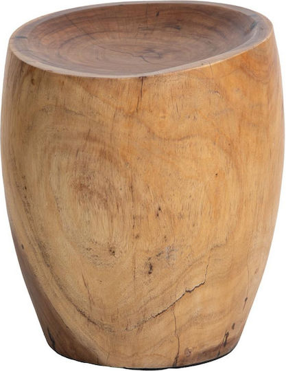 Hocker Für das Wohnzimmer Hölzernes Nual Natural 42x42x54cm