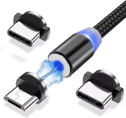 Φόρτισης USB to Lightning / Type-C / micro USB Cable 2m Φόρτισης USB to Lightning / Type-C / micro USB Cable 2m