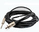 Silk Road Cable XLR female - 6.3mm male Μαύρο 1m (RIH2.5069)
