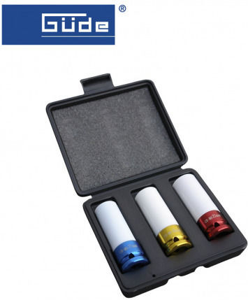 Комплект гнезда за гаечен ключ 3 части 1/2" Gude 75131