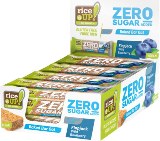 RiceUp Μπάρα Δημητριακών Χωρίς Προσθήκη Ζάχαρης (12x70gr)